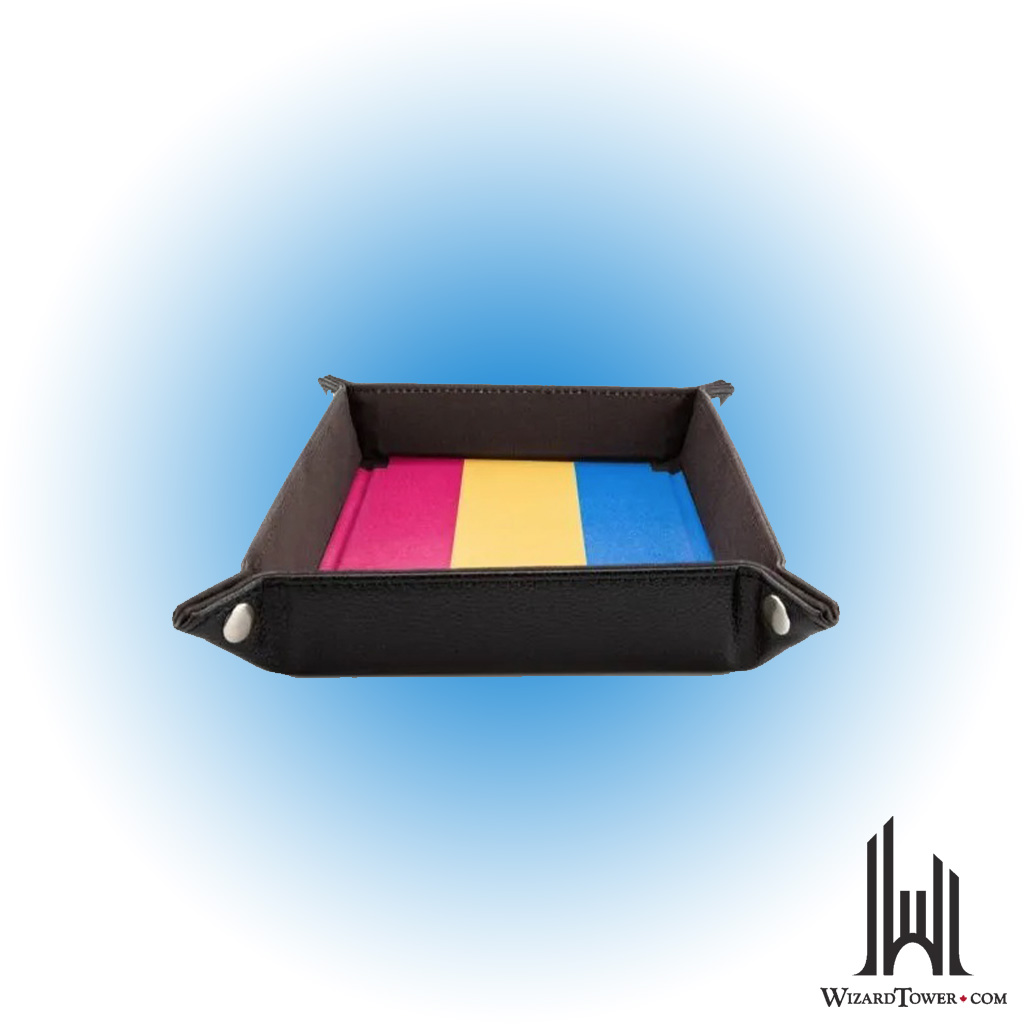 FOLD UP DICE VELVET TRAY PRIDE PANSEXUAL